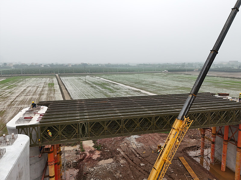 Hezhou Station Extra-Large Bridge på Zhuhai–Zhaoqing höghastighetståg