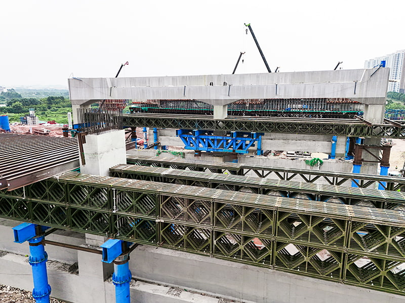 Stort spännvidd Heavy Load Super Bailey Construction Support